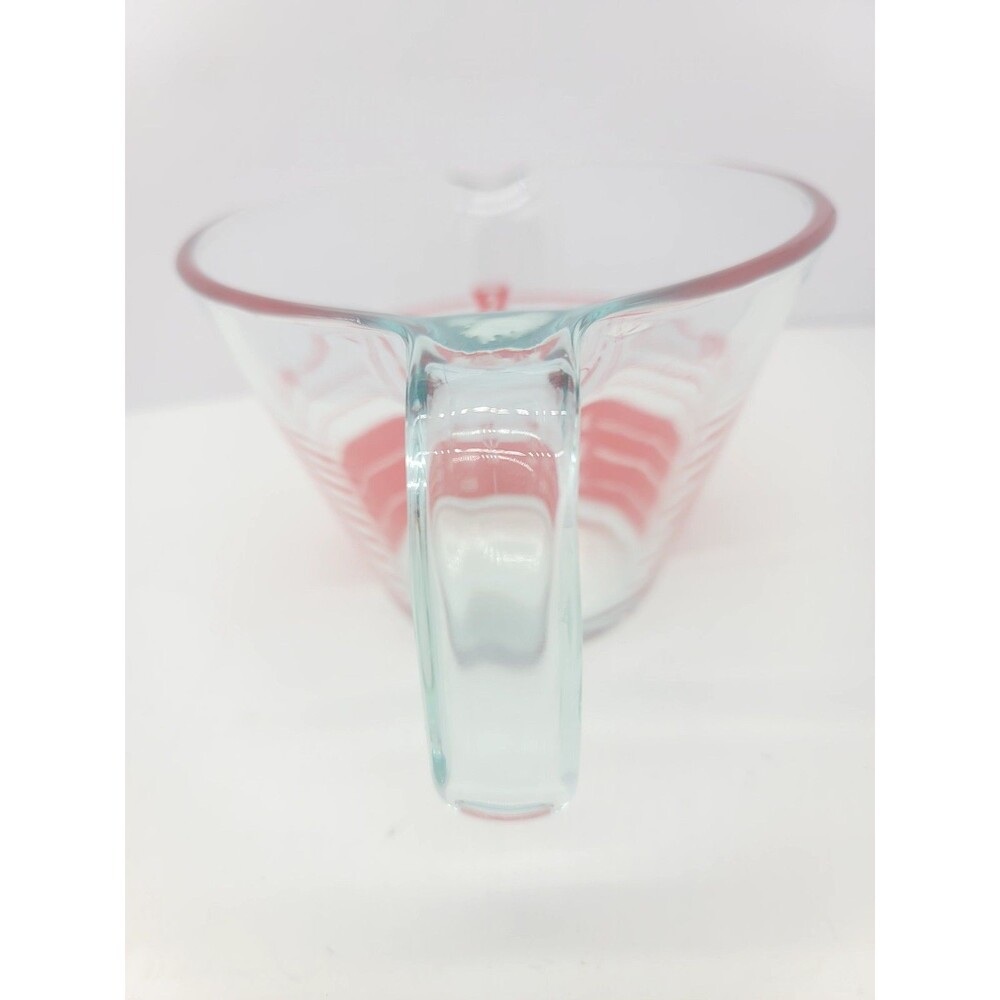2 Cup Glass Pyrex Red Lettering Measuring Cup - Picture 4 of 6